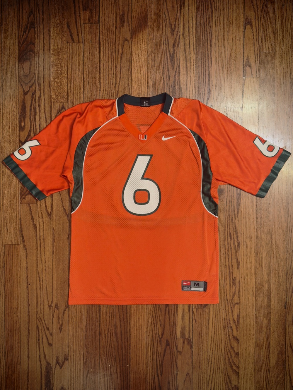 Vintage Nike Miami Hurricanes Football Jersey